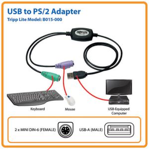  USB to PS/2 A